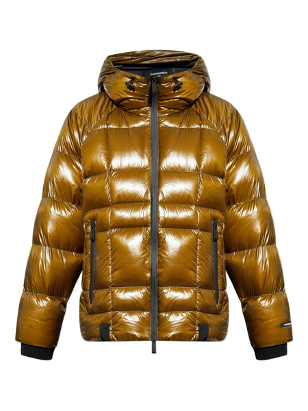 Dsquared2 Logo-patch Bomber Jacket - Gold 