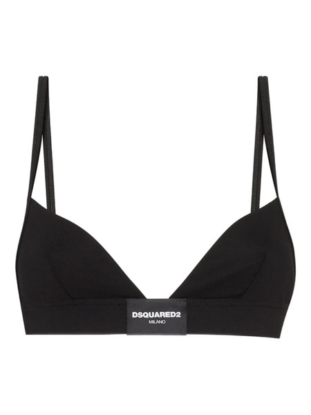  Dsquared2 Logo-patch Bra - Black 