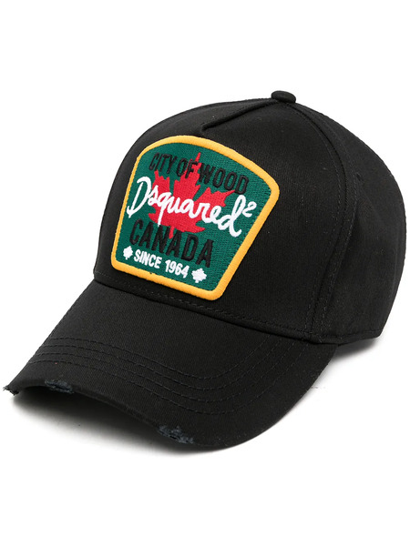  Dsquared2 Logo Patch Cap - Black 