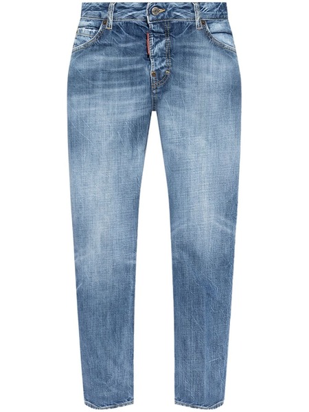  Dsquared2 Logo-patch Cotton Jeans - Blue 