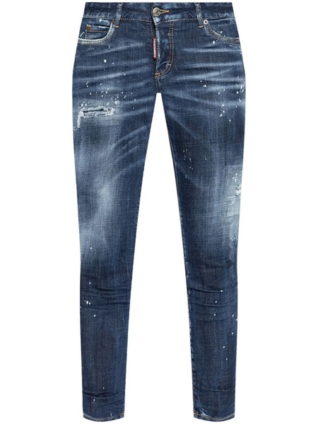  Dsquared2 Logo-patch Cotton Jeans - Blue 