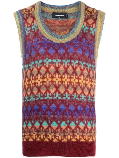  Dsquared2 Logo-patch Sleeveless Vest 