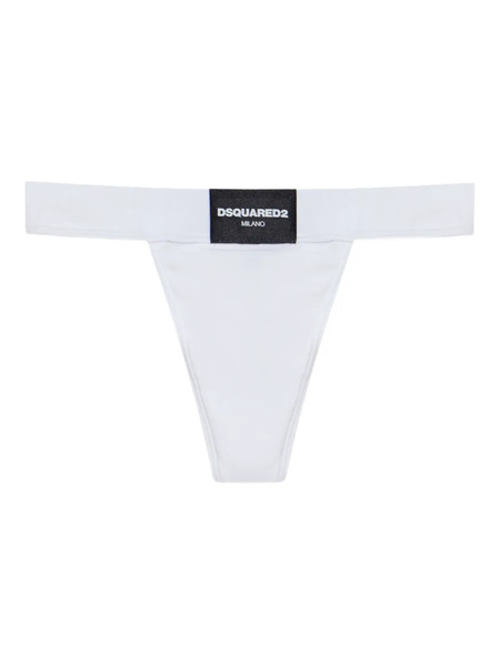  Dsquared2 Logo-patch Thong - White 