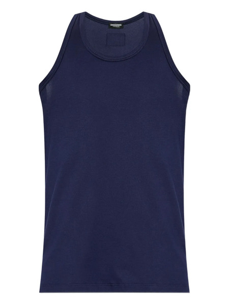  Dsquared2 Logo-patch Vest - Blue 
