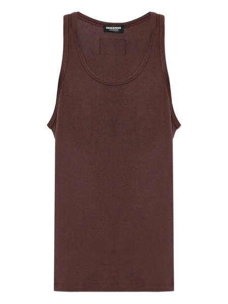  Dsquared2 Logo-patch Vest - Brown 