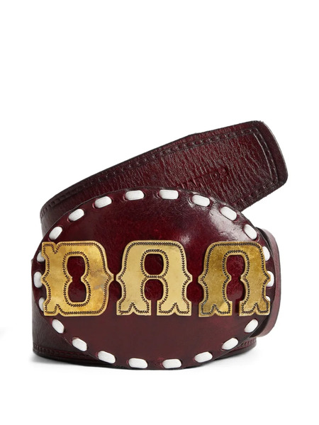  Dsquared2 Logo-plaque Leather Belt 