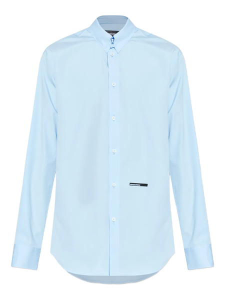  Dsquared2 Logo-plaque Shirt - Blue 