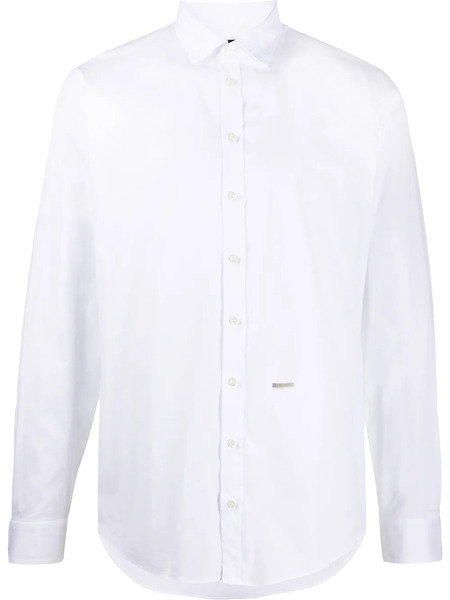  Dsquared2 Logo Plaque Shirt - White 