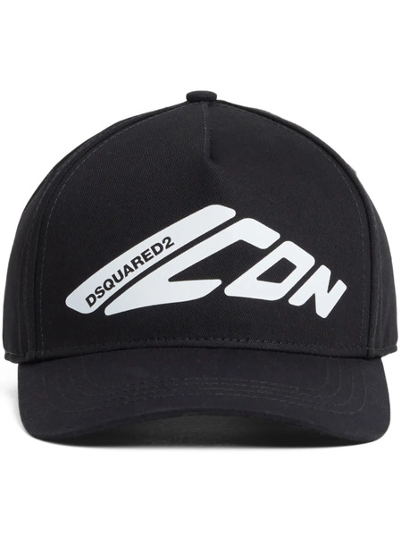  Dsquared2 Logo Print Baseball Cap - Black 