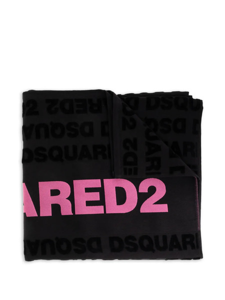  Dsquared2 Logo-print Bath Towel - Black 