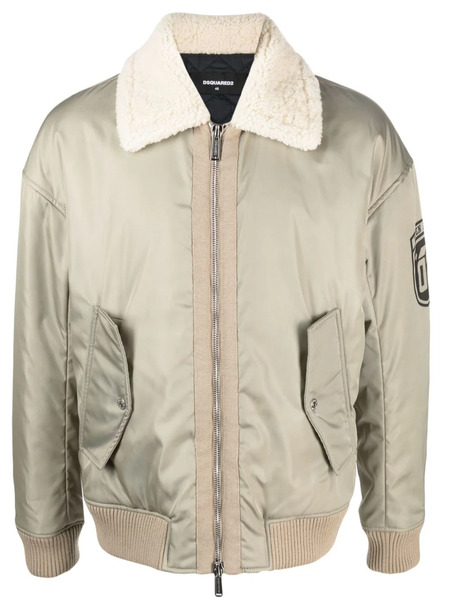  Dsquared2 Logo-print Bomber Jacket - Green 