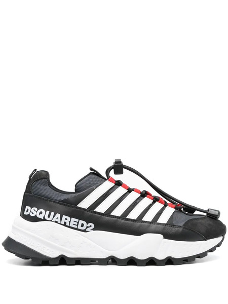  Dsquared2 Logo-print Drawstring Sneakers - Black 