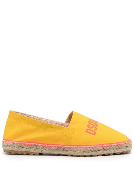  Dsquared2 Logo-print Espadrilles - Yellow 