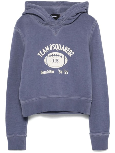  Dsquared2 Logo-print Hoodie - Blue 