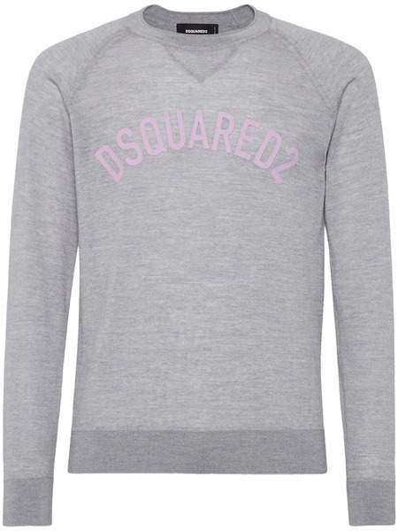  Dsquared2 Logo-print Jumper - Grey 
