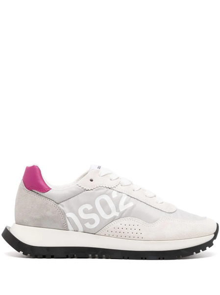  Dsquared2 Logo-print Low-top Sneakers - Grey 