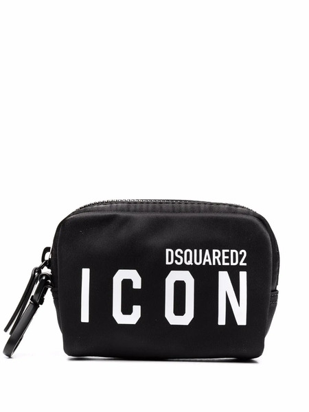  Dsquared2 Logo-print Makeup Bag - Black 