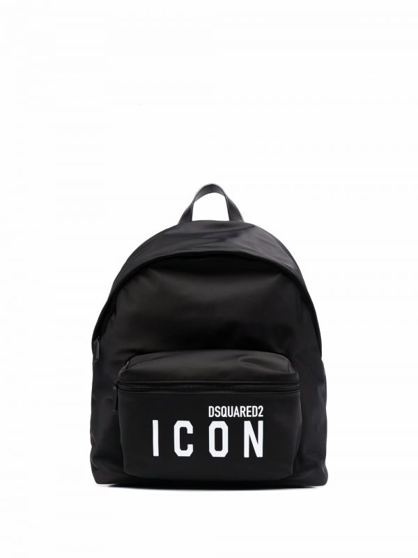  Dsquared2 Logo-print Pocket Backpack - Black 