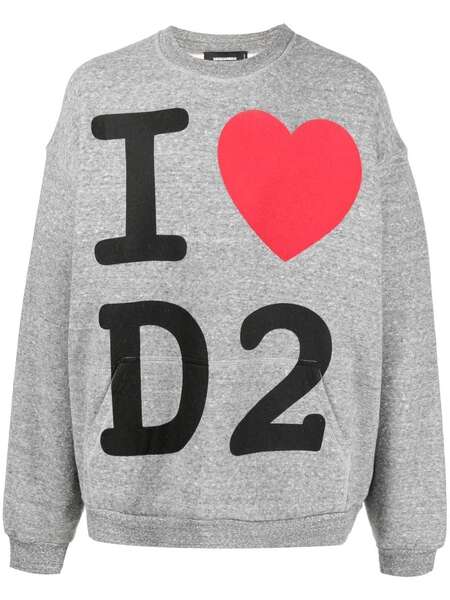  Dsquared2 Logo-print Sweatshirt - Grey 