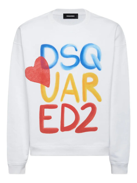  Dsquared2 Logo-print Sweatshirt - White 