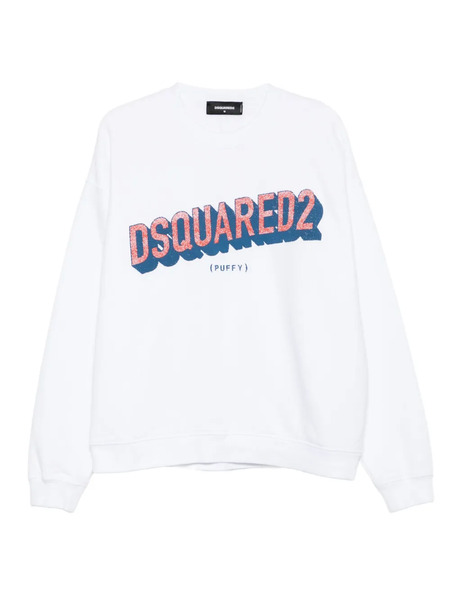  Dsquared2 Logo-print Sweatshirt - White 