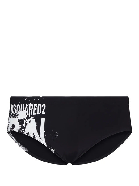  Dsquared2 Logo-print Swim Trunks - Black 