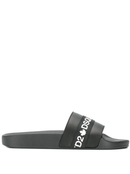  Dsquared2 Logo Sliders - Black 