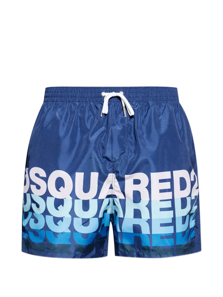  Dsquared2 Logo Swim Shorts - Blue 