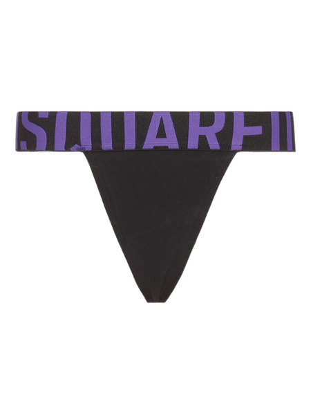  Dsquared2 Logo Thong - Black 