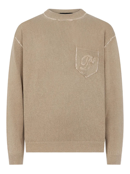 Dsquared2 Long-sleeve Round-neck Sweater - Neutrals 