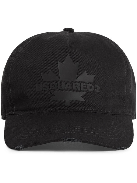  Dsquared2 Maple Leaf-appliqué Baseball Cap - Black 