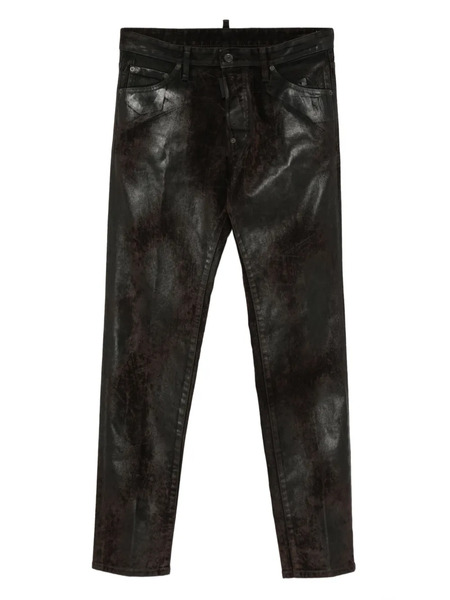  Dsquared2 Metallic-effect Trousers - Brown 