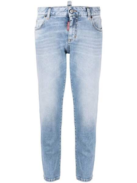  Dsquared2 Mid-rise Cropped Jeans - Blue 