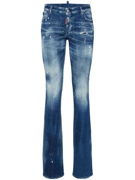  Dsquared2 Mid-rise Flared Jeans - Blue 