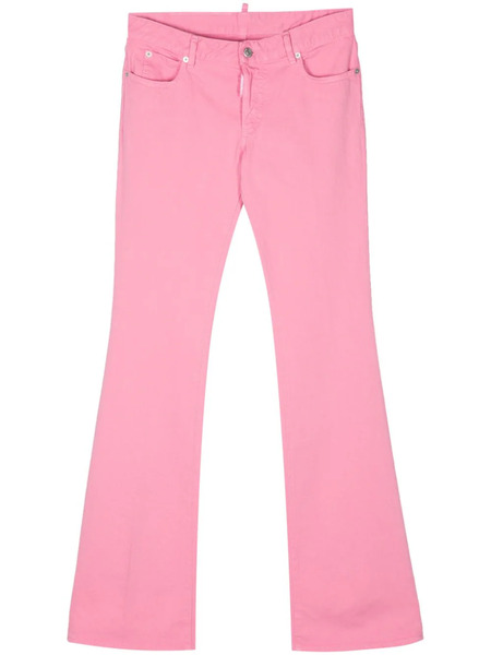  Dsquared2 Mid-rise Flared Jeans - Pink 