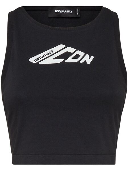  Dsquared2 Mini Fit Icon Tank Top - Black 