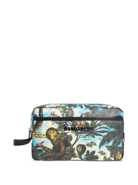  Dsquared2 Monkey Business Wash Bag - Neutrals 