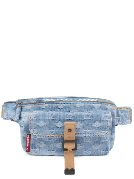  Dsquared2 Monogram-patterned Belt Bag - Blue 
