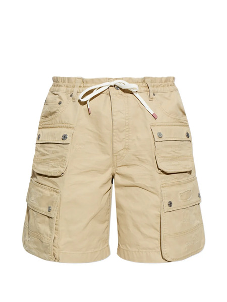  Dsquared2 Multi-pocket Drawstring Shorts - Neutrals 