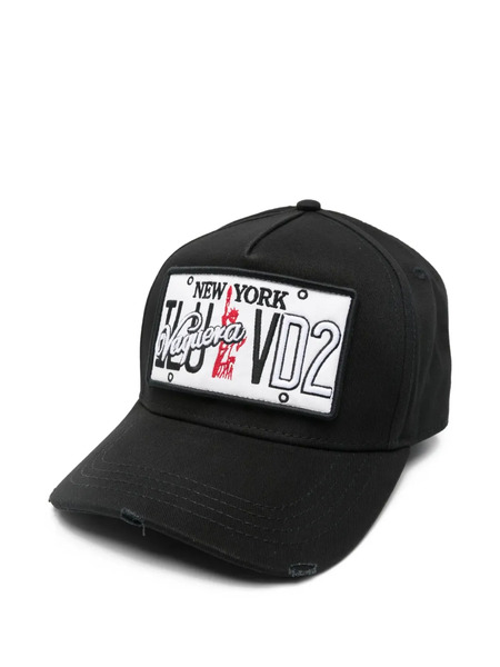  Dsquared2 New York-patch Baseball Cap - Black 