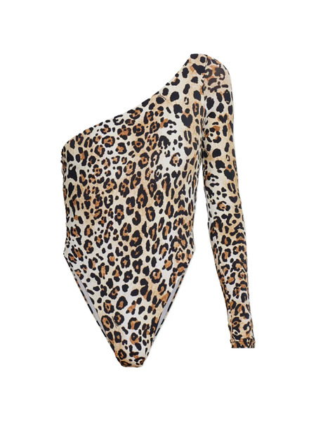  Dsquared2 One-sleeve Animal-print Body - Neutrals 
