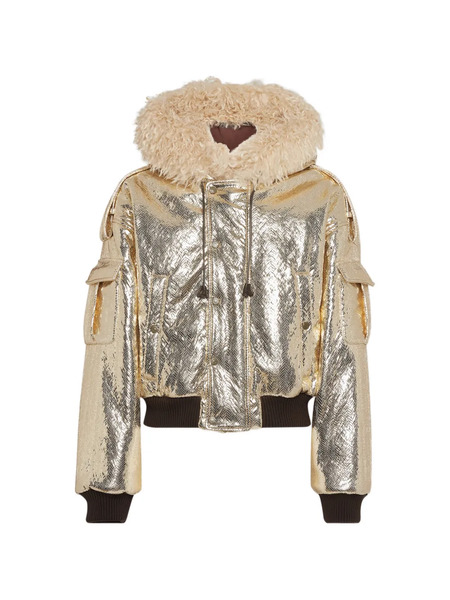  Dsquared2 Paradise Puffer Bomber - Gold 