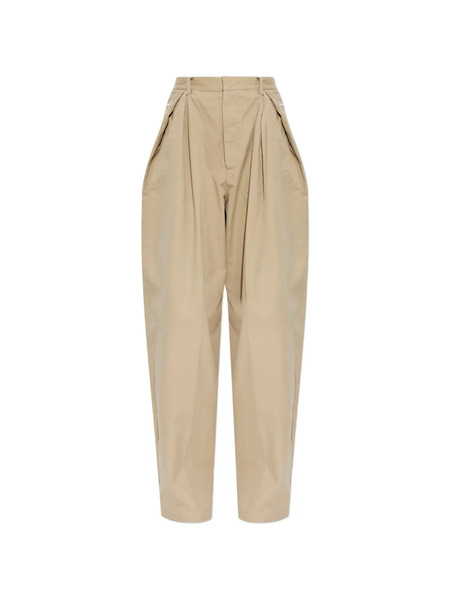  Dsquared2 Pleated Palazzo Pants - Neutrals 