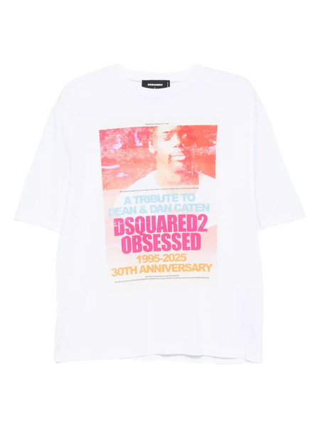  Dsquared2 Print T-shirt - White 