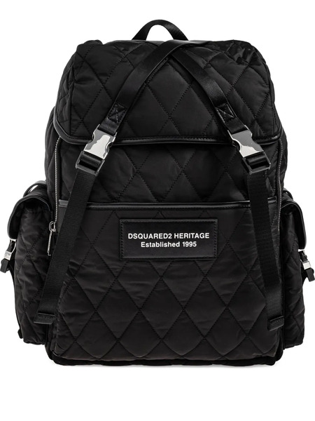 Dsquared2 Quilted Backpack - Black 