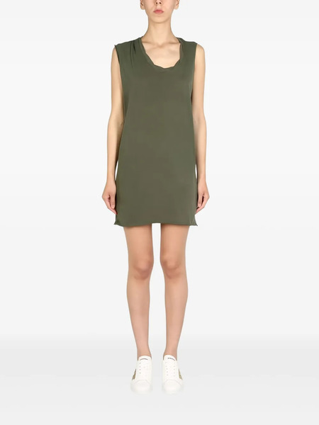  Dsquared2 Raw-cut Sleeveless Mini Dress - Green 
