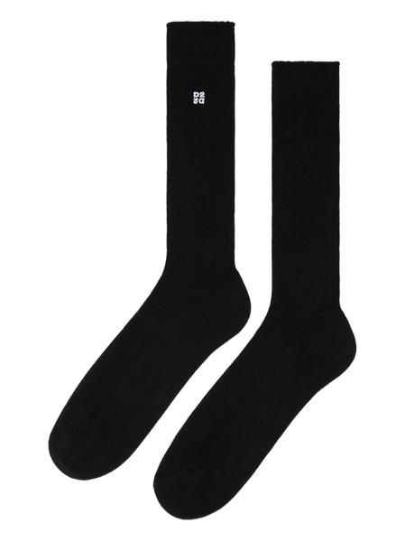 Dsquared2 Ribbed Logo Socks - Black 