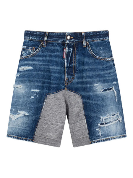  Dsquared2 Ripped Shorts - Blue 