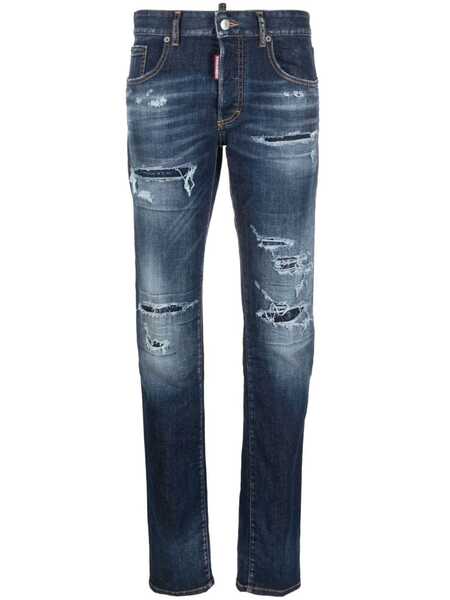  Dsquared2 Ripped Skinny Jeans - Blue 