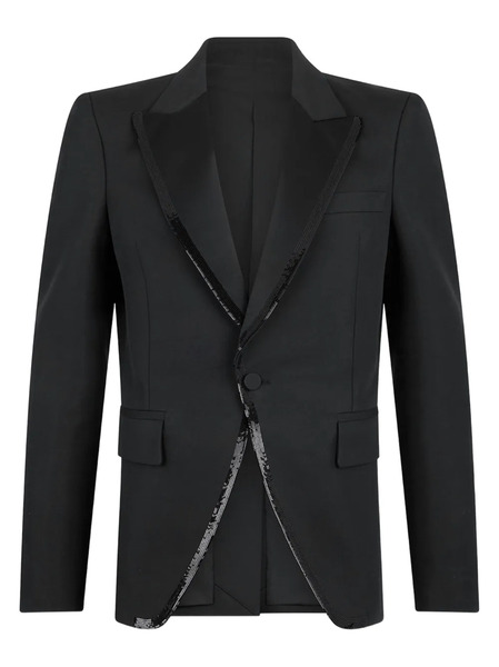  Dsquared2 Sequin-embellishment Blazer - Black 